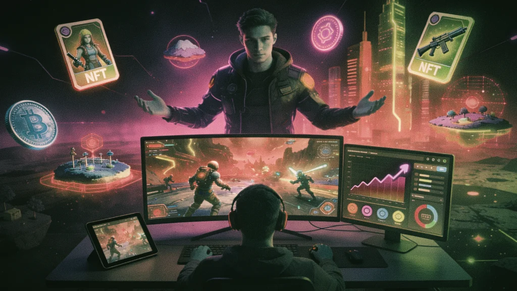 Блокчейн-игры: Web3 GameFi, инвестиции в NFT и активы. DAO и заработок в метавселенных.